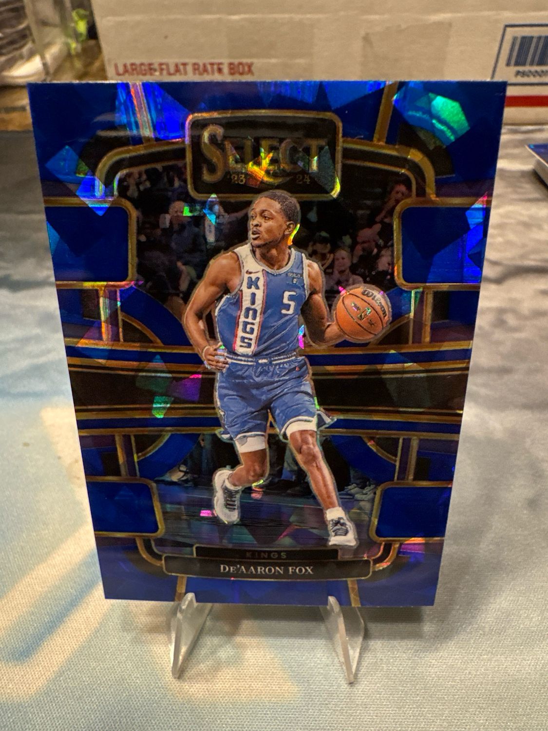 23-24 Select Basketball De’Aaron Fox Cracked Ice Prizm Sacramento Kings