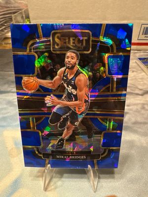 23-24 Select Basketball Mikal Bridges Cracked Ice Prizm Brooklyn Nets