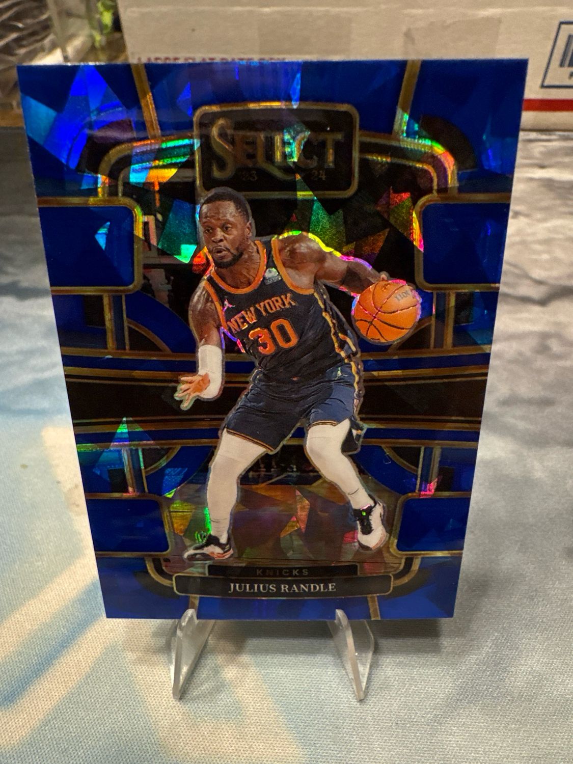 23-24 Select Basketball Julius Randle Cracked Ice Prizm New York Knicks