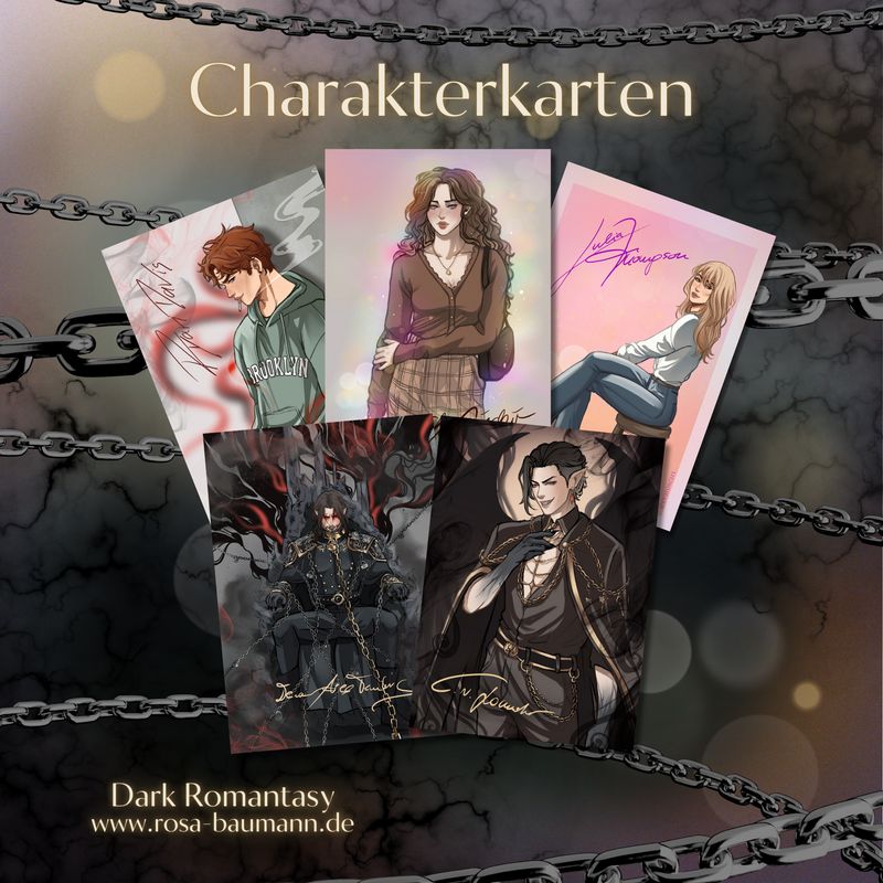 Charakterkarten »Consomnio - Im Bann von Essentis« (Band 1)