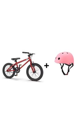 kinderfiets met zijwieltjes 	•	16 inch kinderfiets 	•	jongensfiets met helm 	•	kinderfiets met veiligheidshelm 	•	fiets met zijwielen en helm 	•	fiets voor 4 tot 7 jaar 	•	veilige kinderfiets set 	•	b