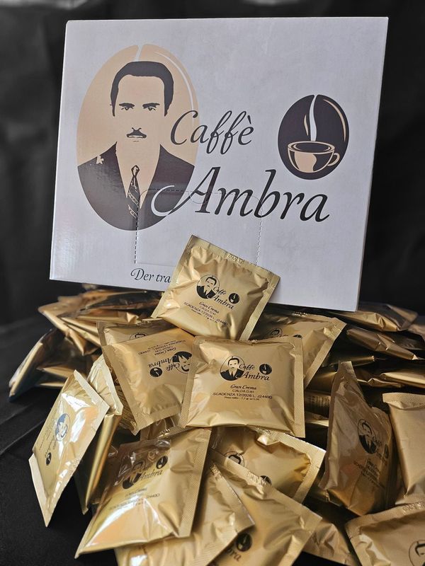Kaffee Ambra Pads 150 Stk. (für 150 Tassen) Kaffee Ambra Pads 150 Stk. (für 150 Tassen)