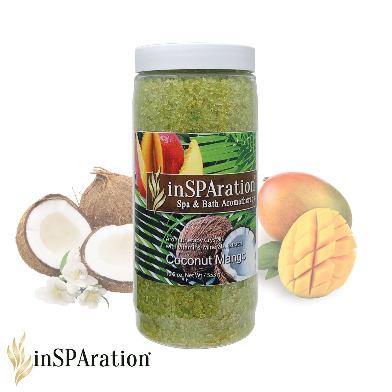 19OZ. INSPARATION CRYSTALS, Scent: COCONUT MANGO