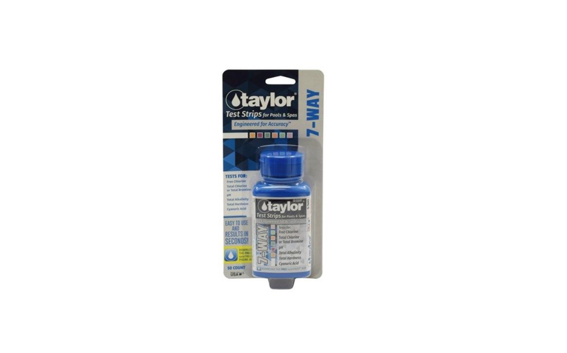 Pool and Spa 7-Way Test Strips 50 Count