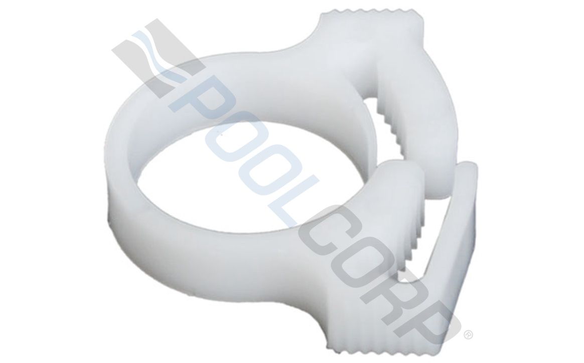 White Sweep Hose Attachment Clamp for Polaris® Pool Cleaner