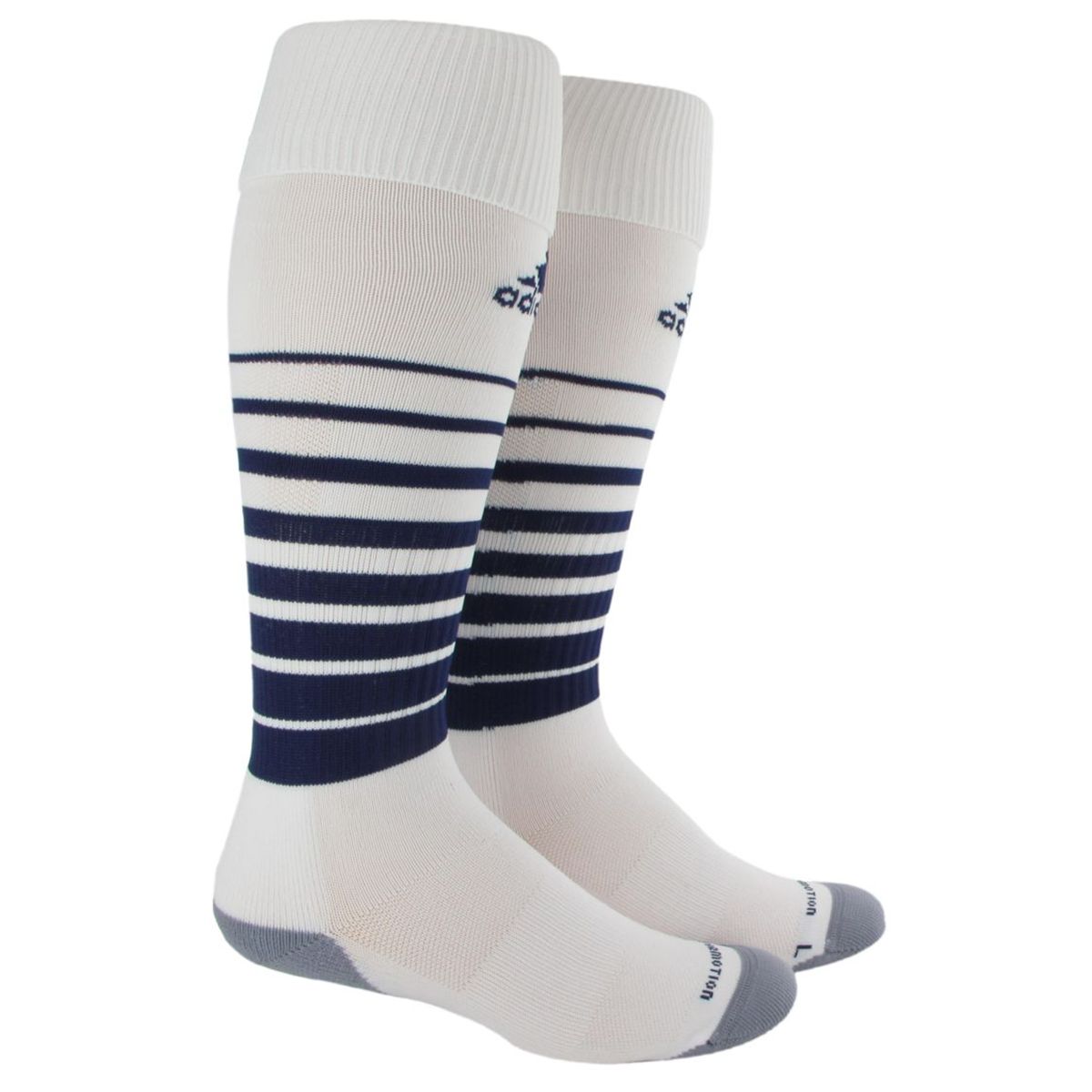 TEAM SPEED SOCKS (WHITE/NAVY), Size: S