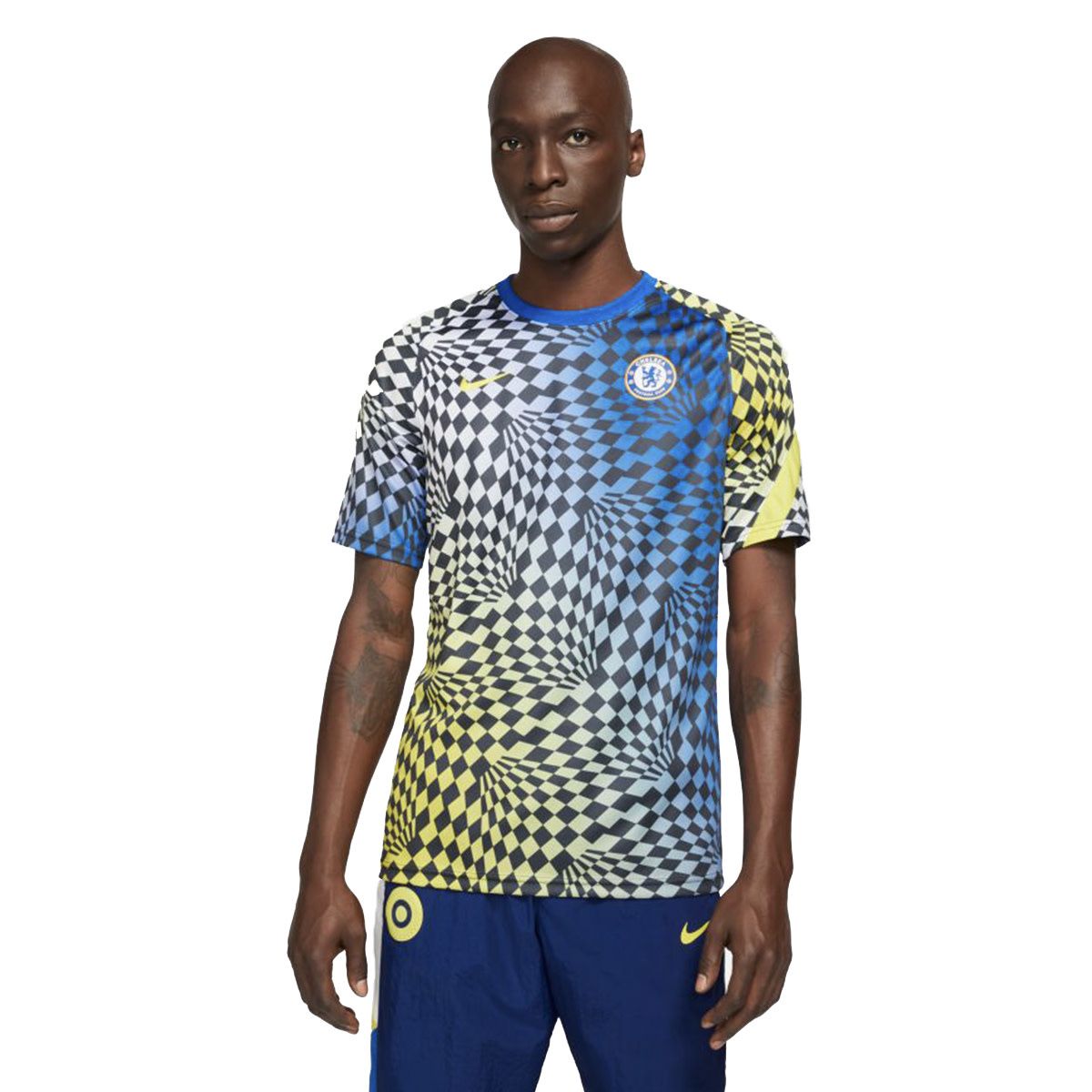 CHELSEA 21/22 PREMATCH JERSEY (BLUE/YELLOW)