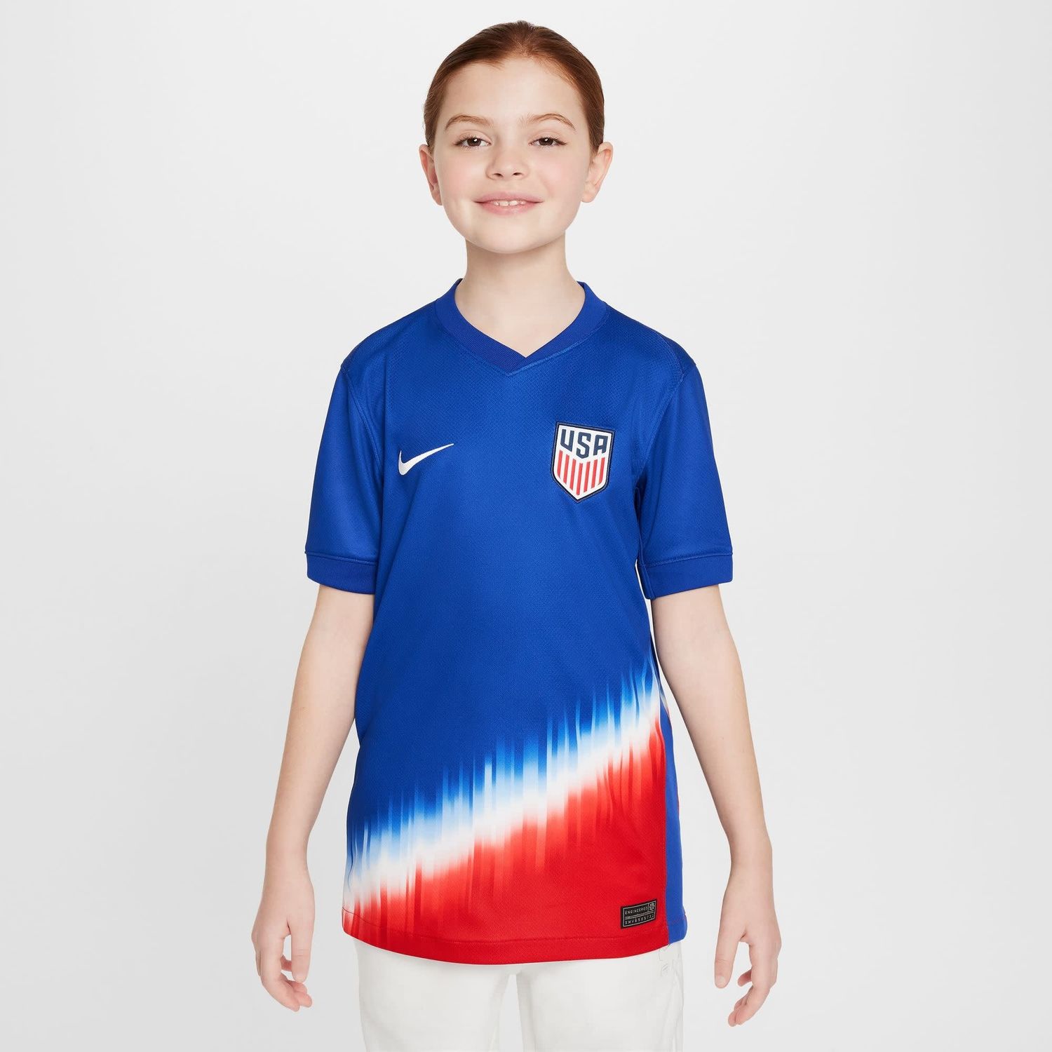 USA 2024 USMNT AWAY JERSEY YOUTH (BLUE/RED)