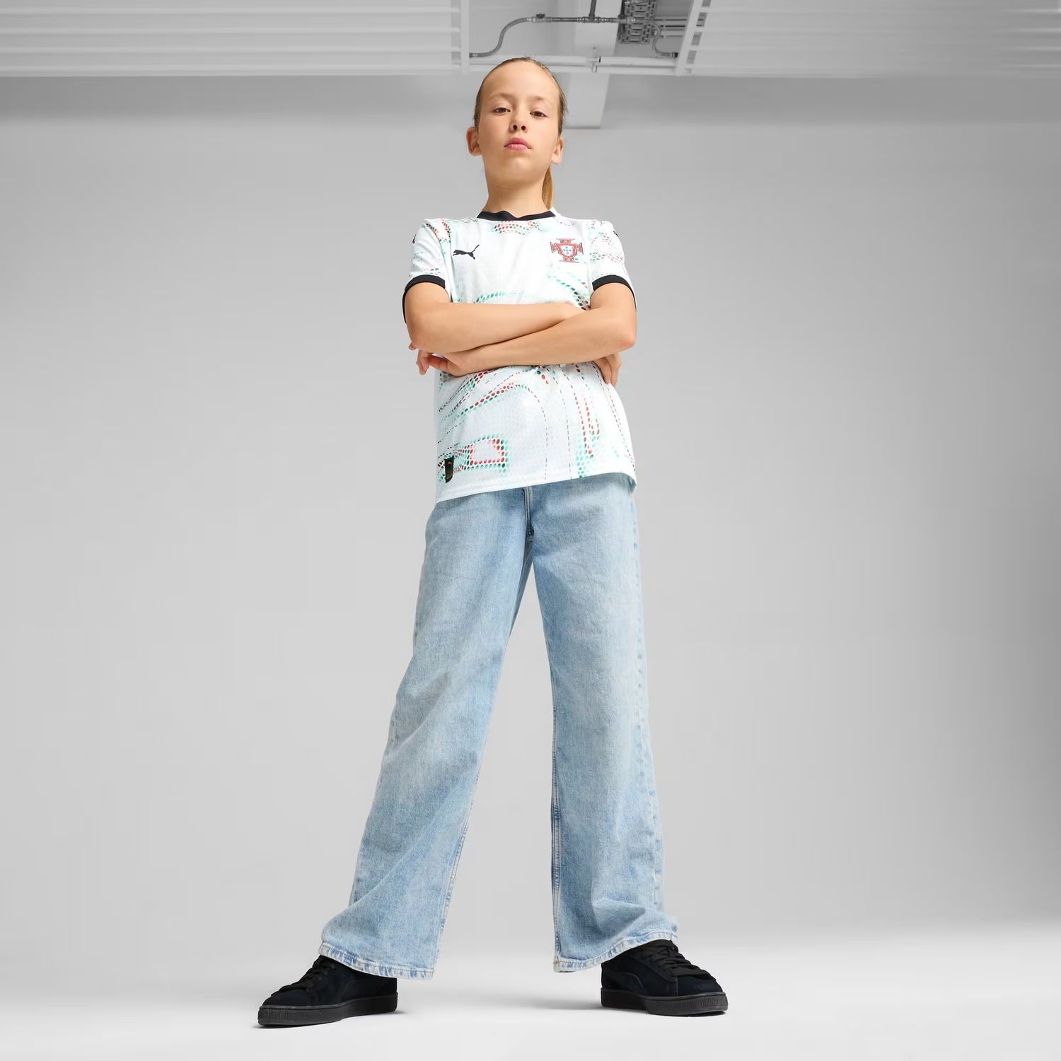 PORTUGAL 2025 AWAY JERSEY YOUTH (WHITE)