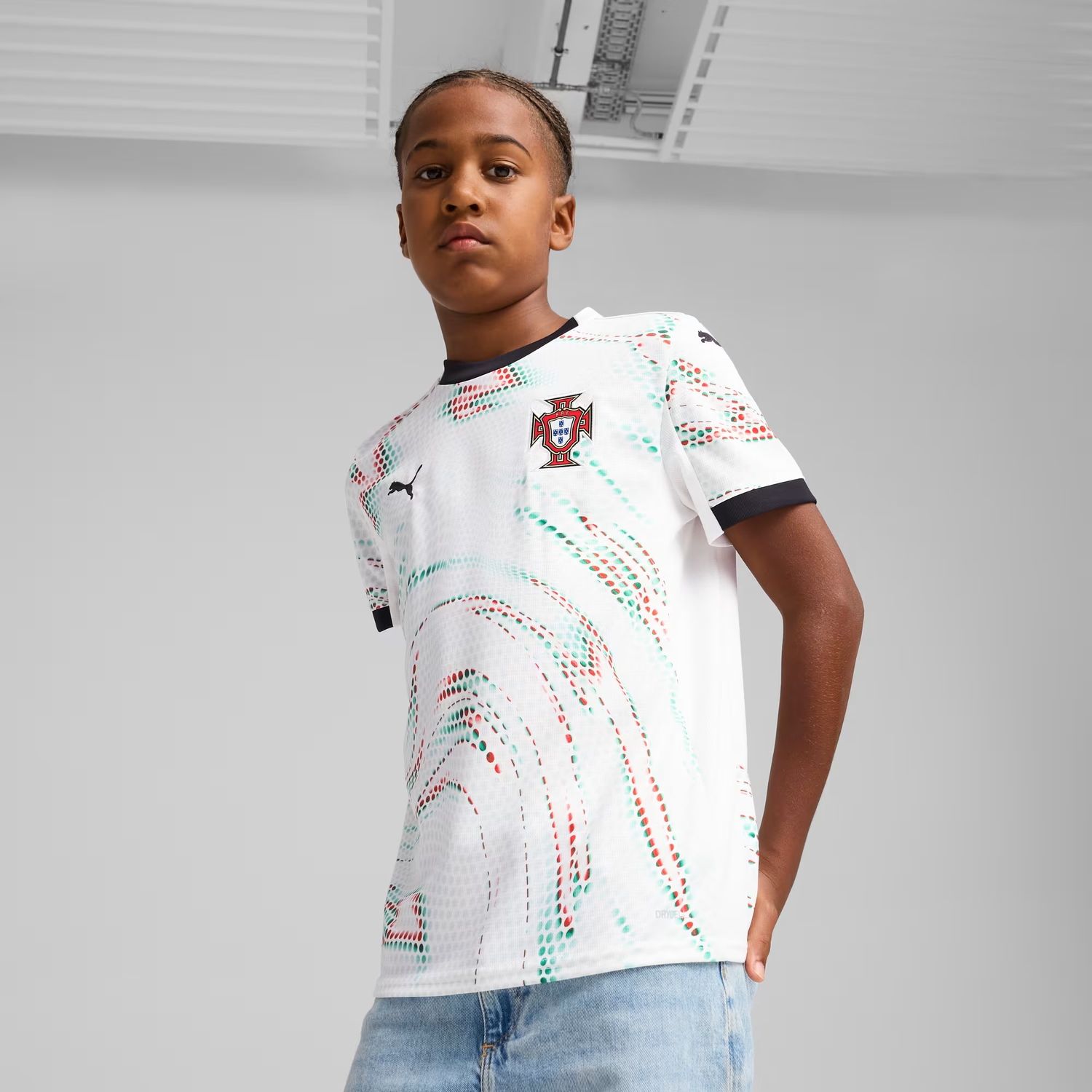 PORTUGAL 2025 AWAY JERSEY YOUTH (WHITE)