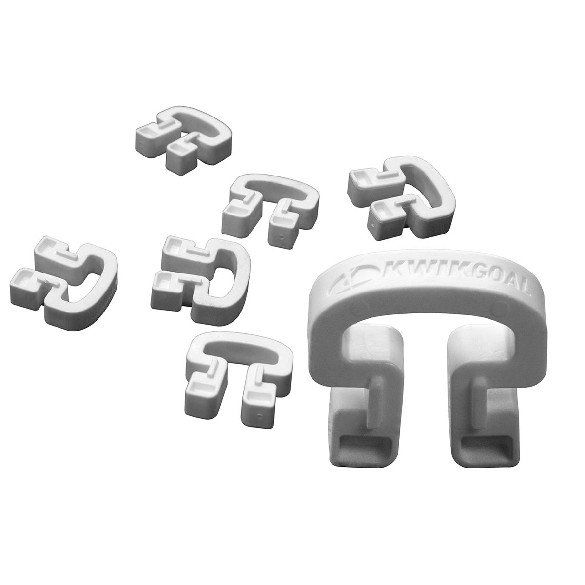 KWIK LOCK NET CLIPS 50 PACK, Color: WHITE