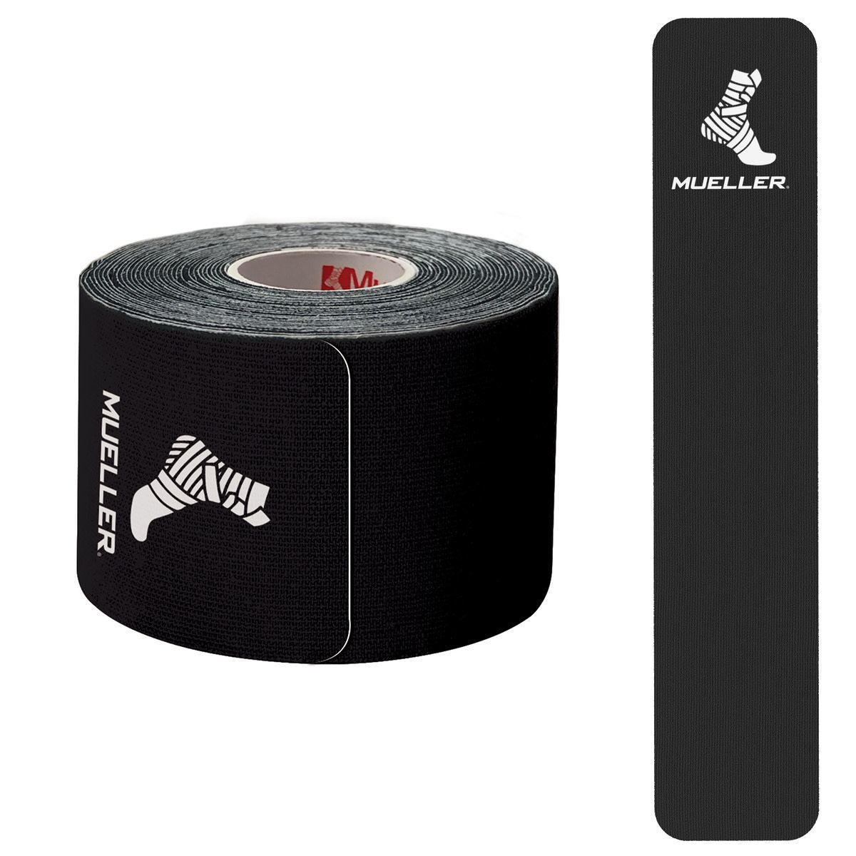 KINESIO TAPE PRE-CUT I-STRIPS, Color: BLACK, Size: ROLL