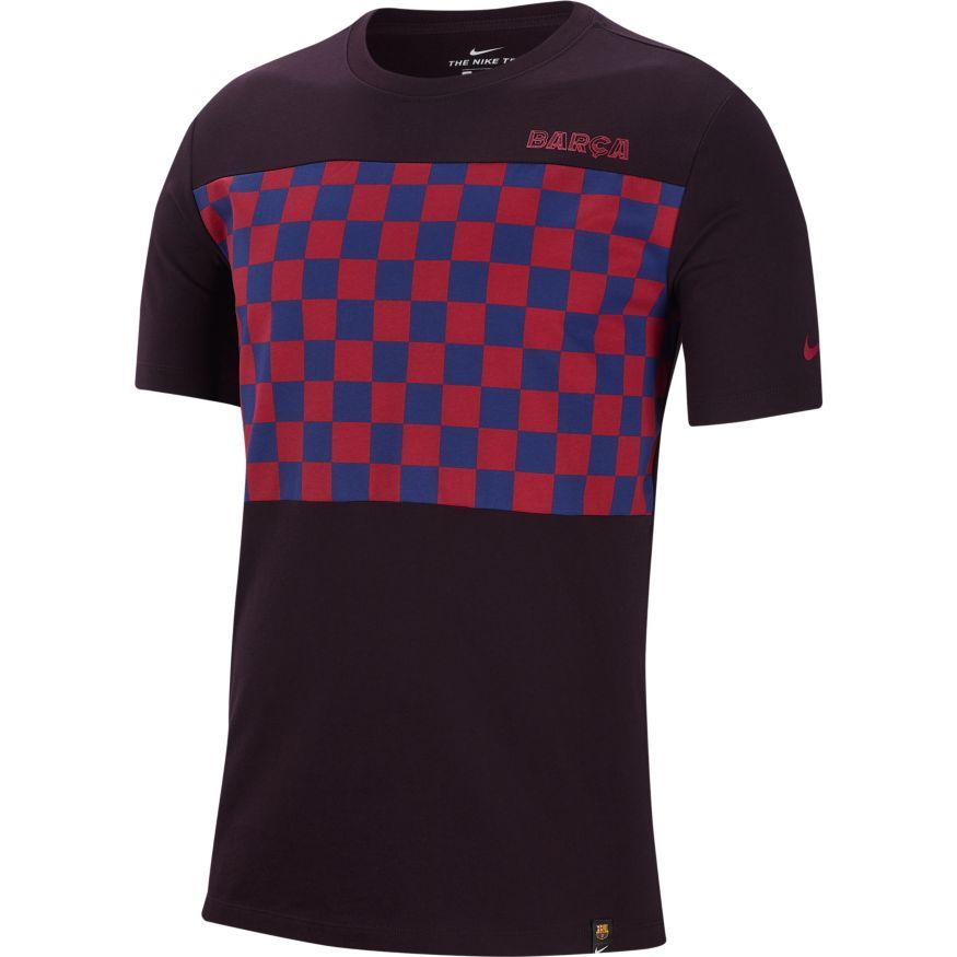 FC BARCELONA 19/20 TRAVEL TEE, Color: MAROON, Size: S