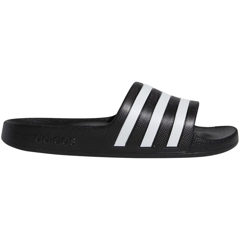 ADILETTE AQUA SANDALS (BLACK/WHITE)