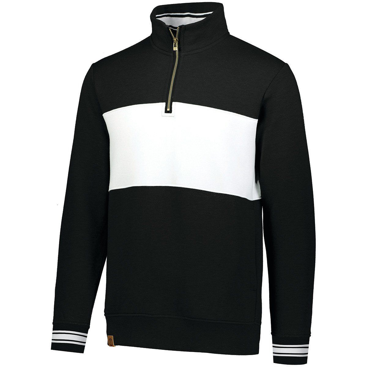 IVY LEAGUE PULLOVER 1/4 ZIP (SALINE) (BLACK/WHITE)