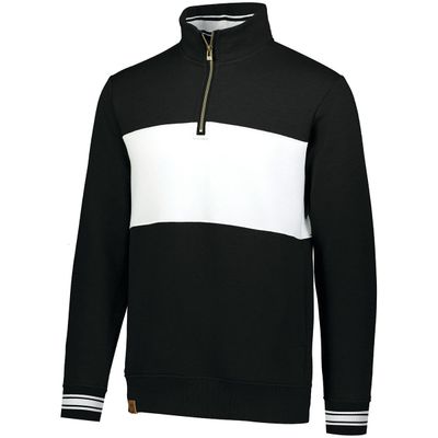 IVY LEAGUE PULLOVER 1/4 ZIP (SALINE) (BLACK/WHITE)