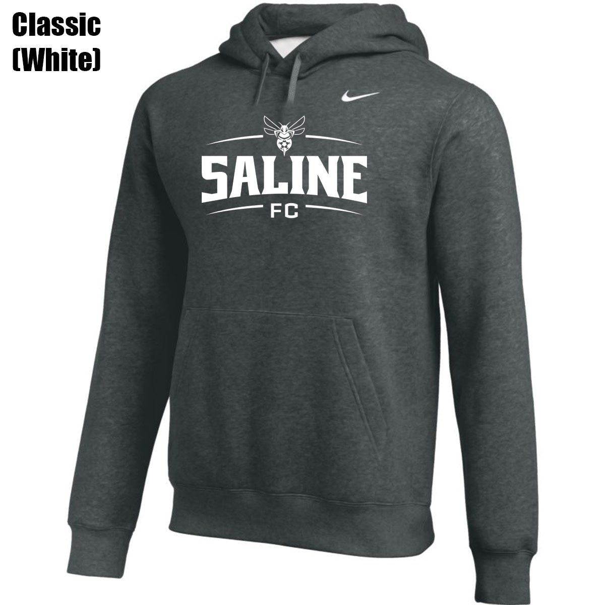 CLUB HOODIE YOUTH (SALINE) (DARK GRAY)