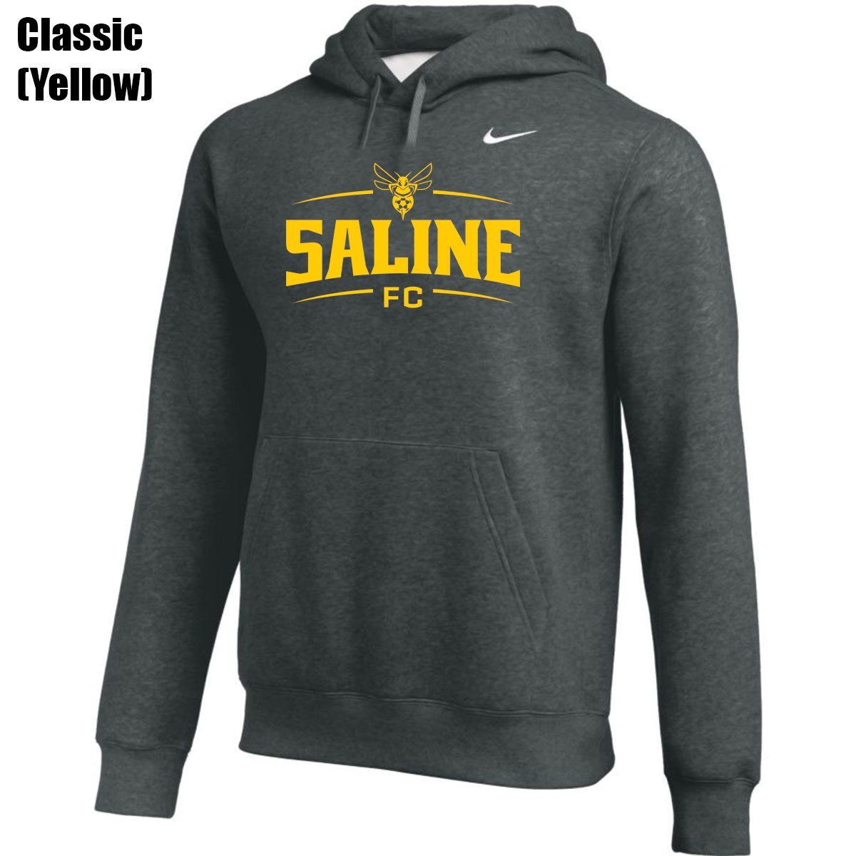 CLUB HOODIE YOUTH (SALINE) (DARK GRAY)