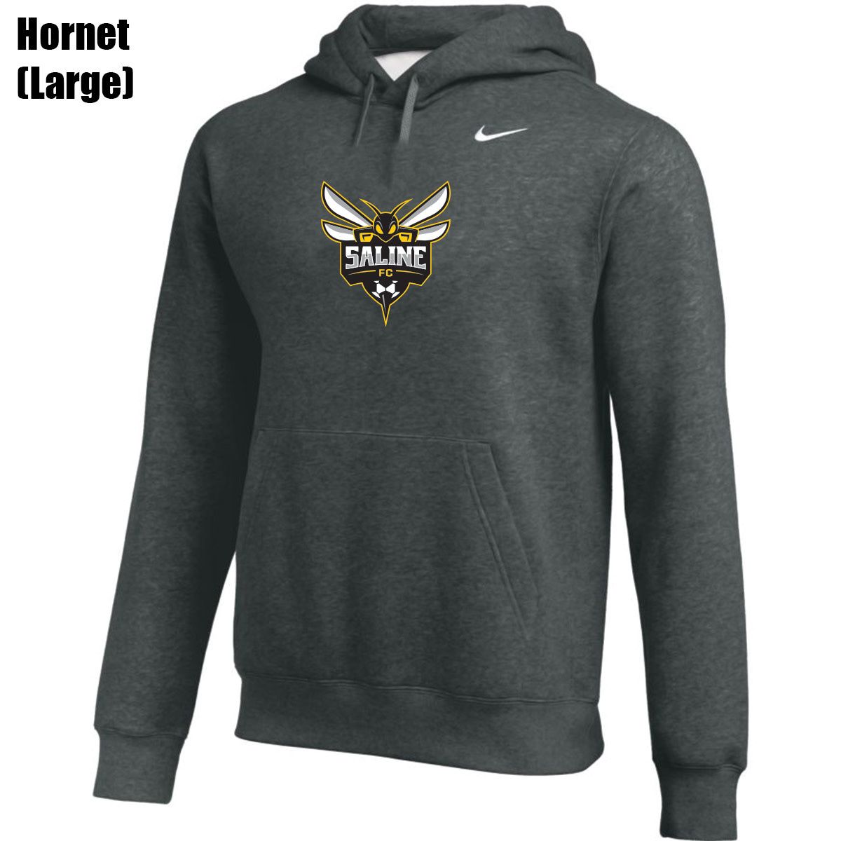 CLUB HOODIE YOUTH (SALINE) (DARK GRAY)