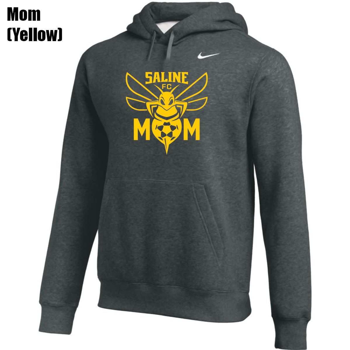 CLUB HOODIE YOUTH (SALINE) (DARK GRAY)