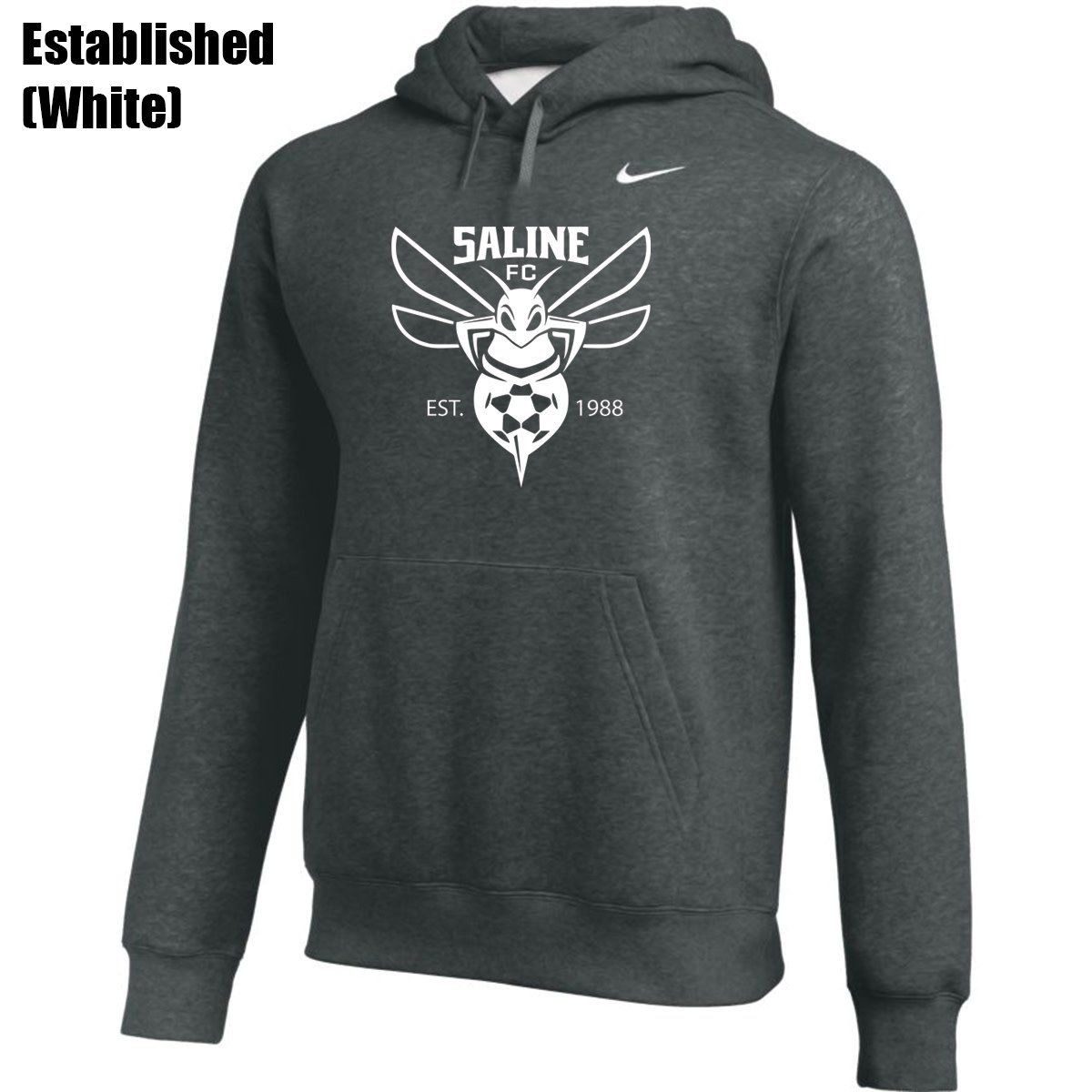 CLUB HOODIE (SALINE) (DARK GRAY)