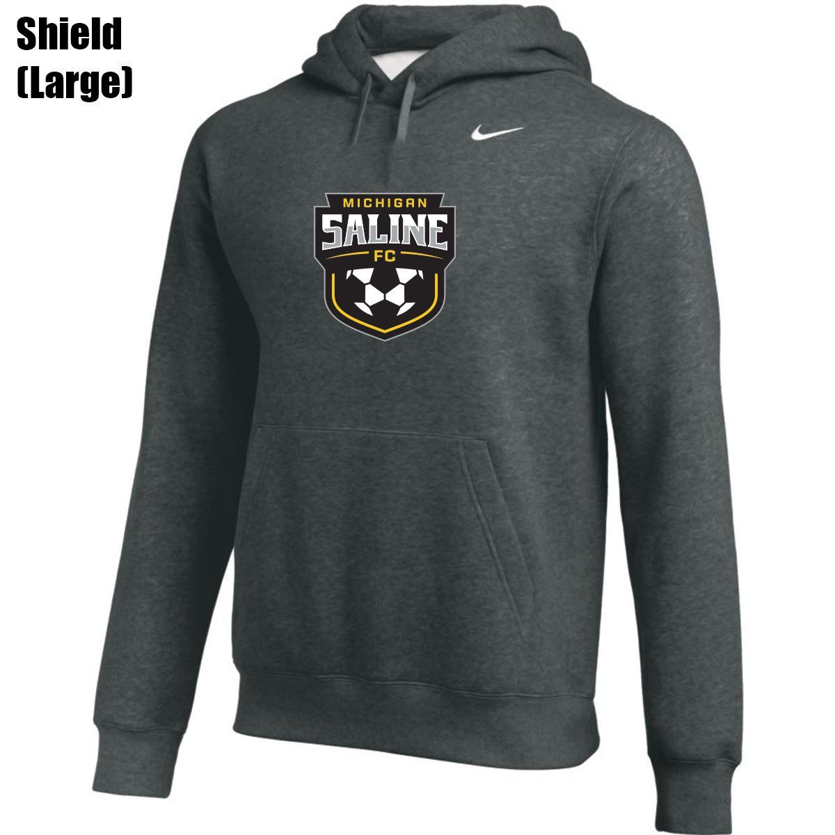 CLUB HOODIE (SALINE) (DARK GRAY)