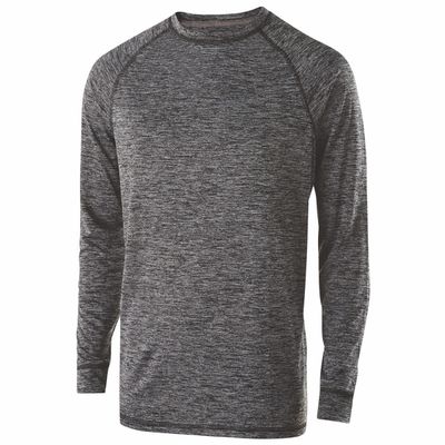 ELECTRIFY L/S TEE (SALINE) (BLACK)