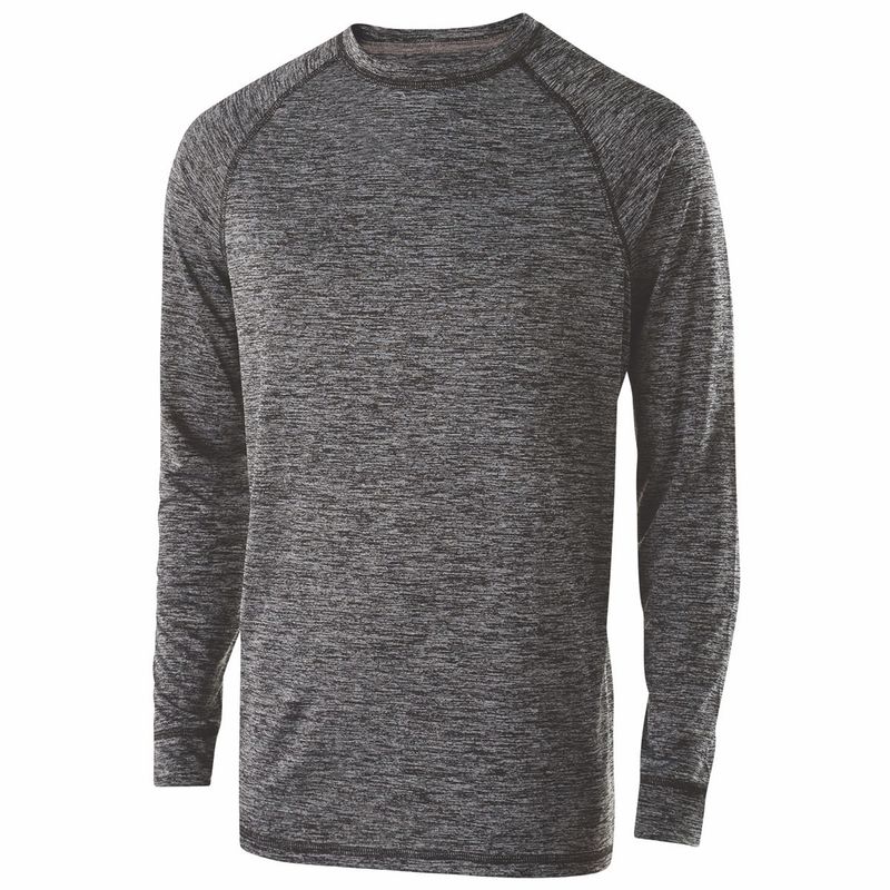 ELECTRIFY L/S TEE (SALINE) (BLACK)