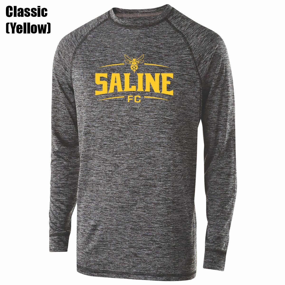 ELECTRIFY L/S TEE (SALINE) (BLACK)