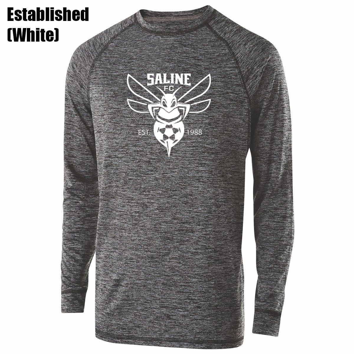 ELECTRIFY L/S TEE (SALINE) (BLACK)