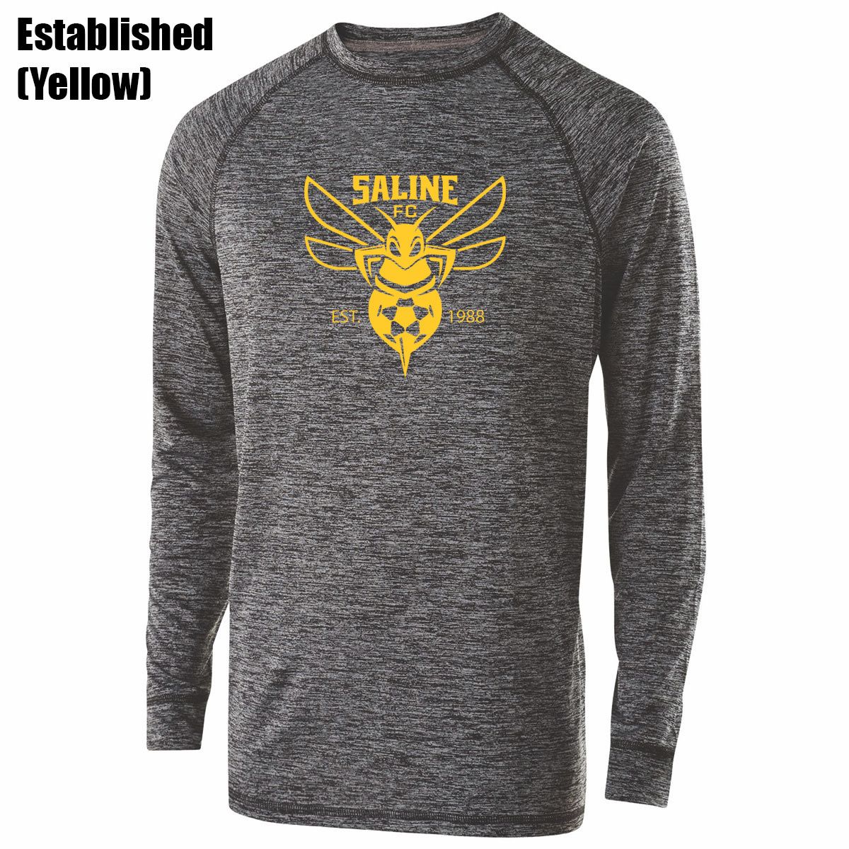 ELECTRIFY L/S TEE (SALINE) (BLACK)