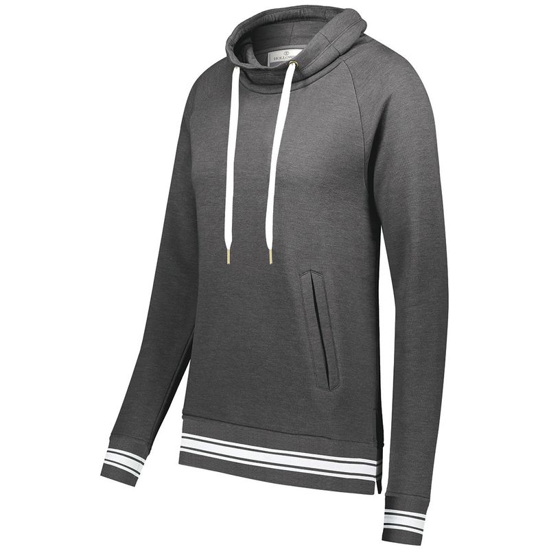 IVY LEAGUE FUNNEL NECK SWEATSHIRT WOMEN (SALINE) (GRAY)