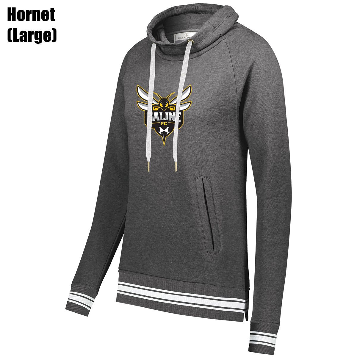 IVY LEAGUE FUNNEL NECK SWEATSHIRT WOMEN (SALINE) (GRAY)