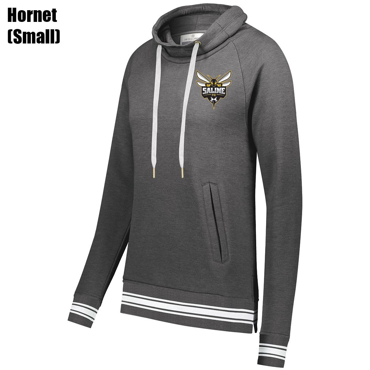 IVY LEAGUE FUNNEL NECK SWEATSHIRT WOMEN (SALINE) (GRAY)