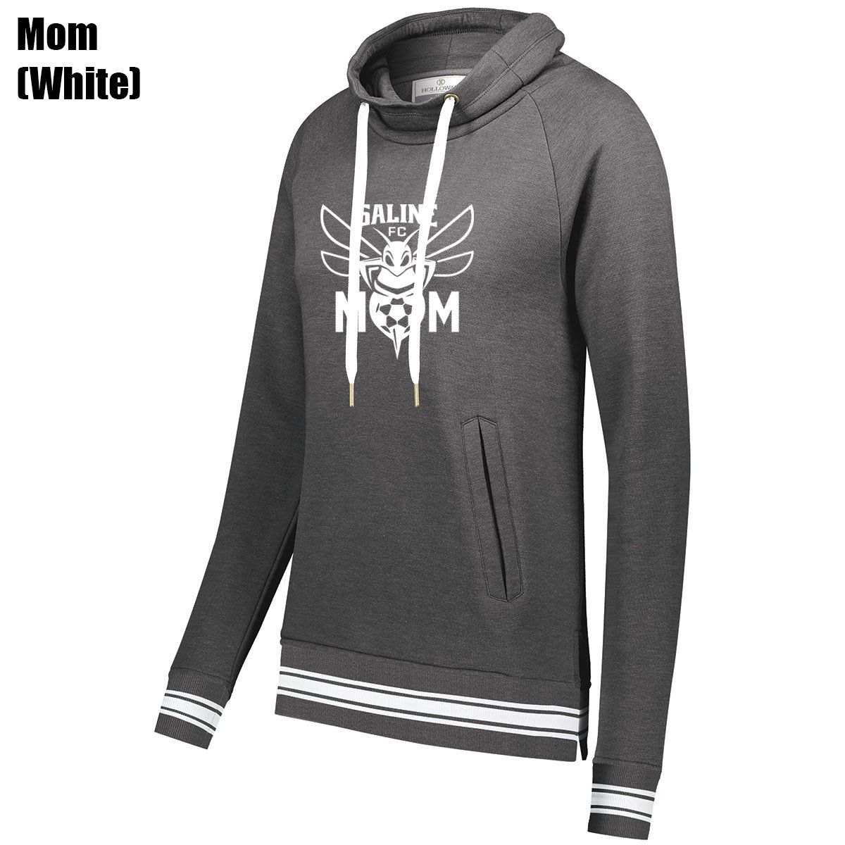 IVY LEAGUE FUNNEL NECK SWEATSHIRT WOMEN (SALINE) (GRAY)