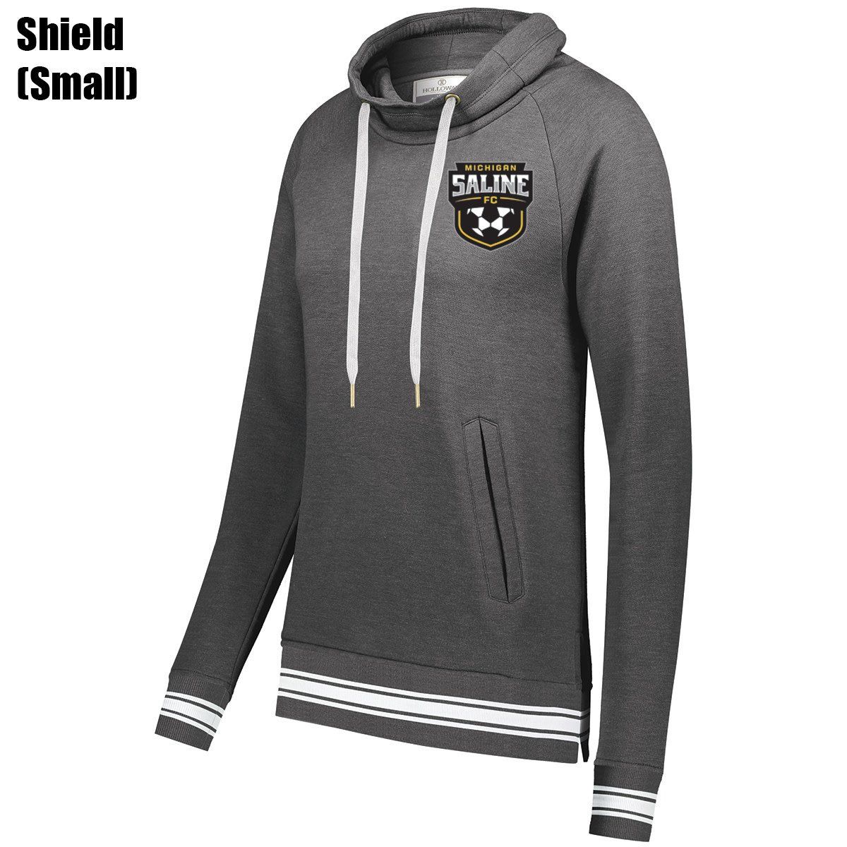 IVY LEAGUE FUNNEL NECK SWEATSHIRT WOMEN (SALINE) (GRAY)