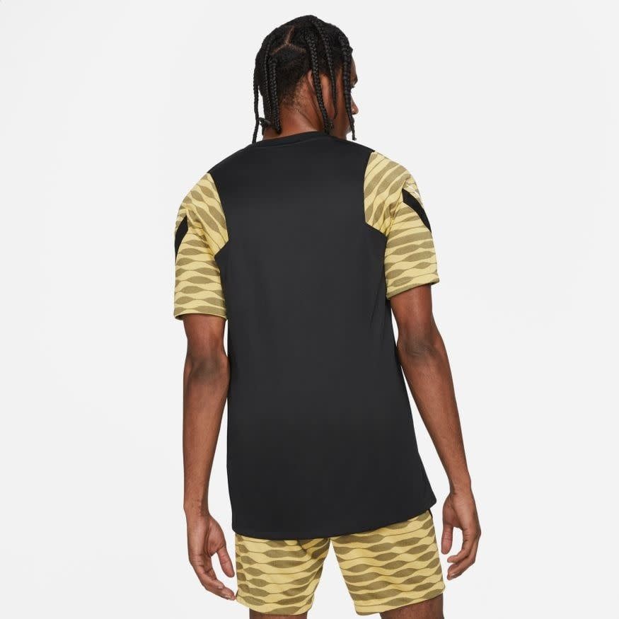 DRI-FIT STRIKE SS TOP (BLACK/GOLD)