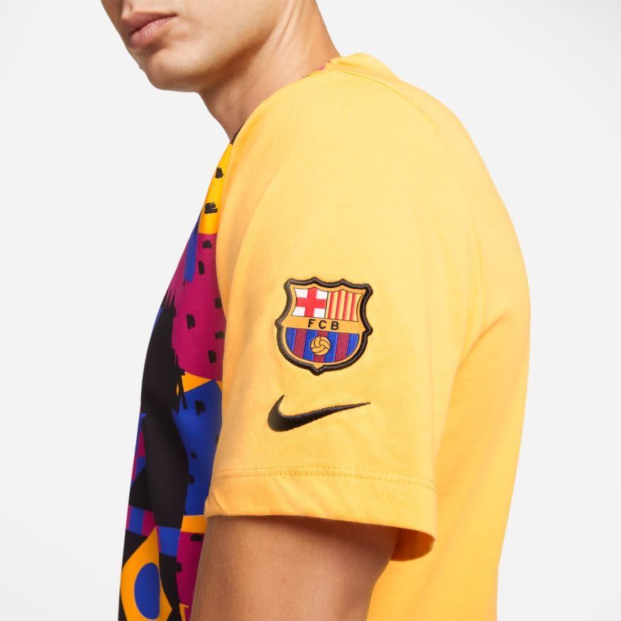 FC BARCELONA 21/22 VOICE TEE (YELLOW/RED/BLUE)