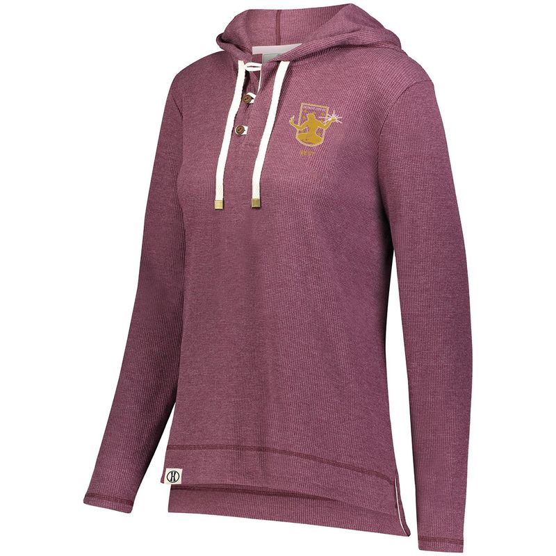 COAST HOODIE WOMEN (DCFC) (MAROON)