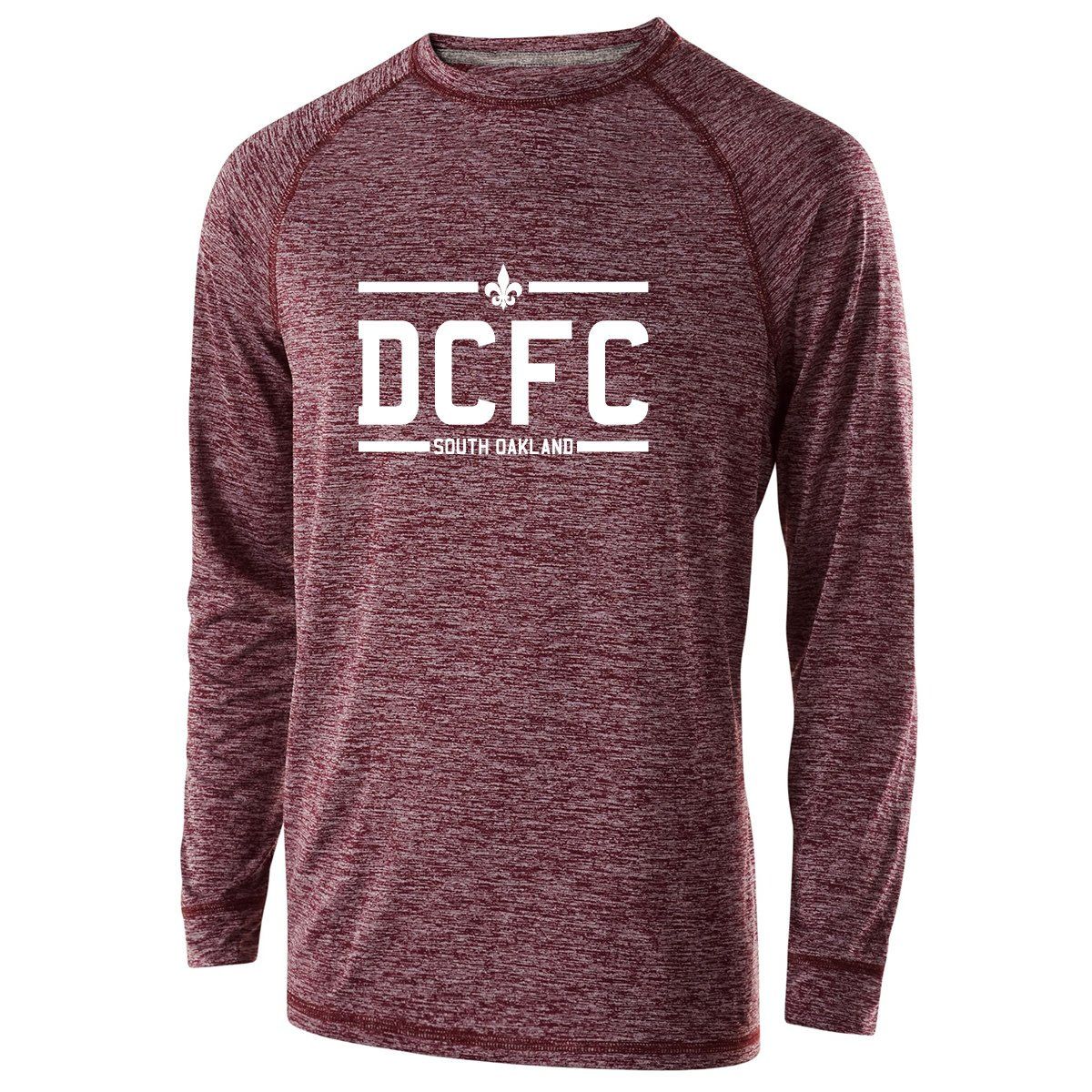ELECTRIFY L/S YOUTH TEE (DCFC) (MAROON)