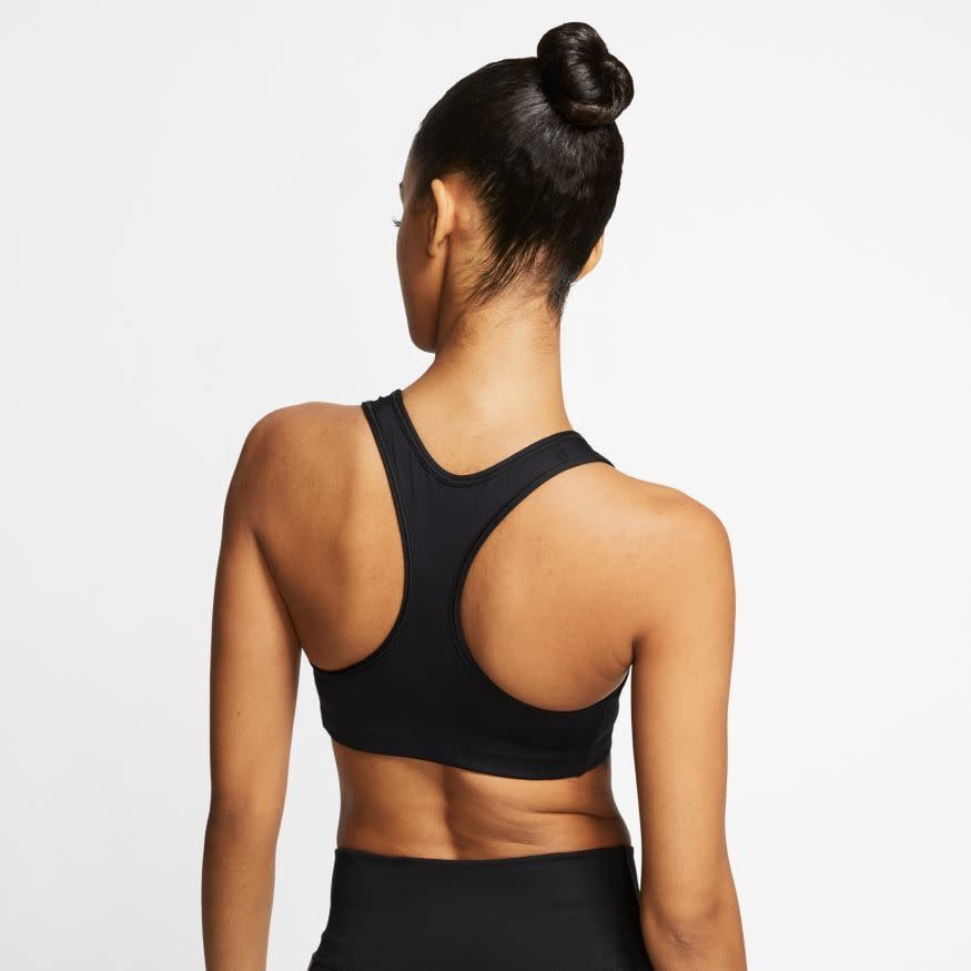 DRI-FIT SWOOSH NON-PADDED SPORTS BRA (BLACK)