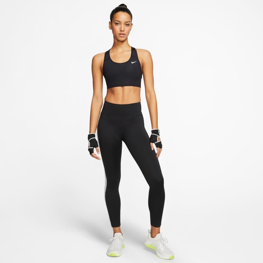 DRI-FIT SWOOSH NON-PADDED SPORTS BRA (BLACK)