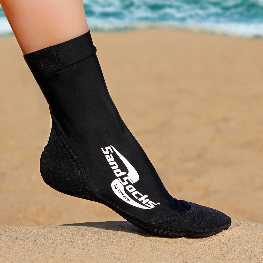SAND SOCKS (BLACK), Size: L