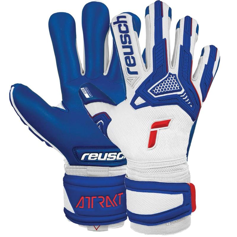 ATTRAKT FREEGEL GOLD SLEEK FS GK GLOVES (WHITE/BLUE)