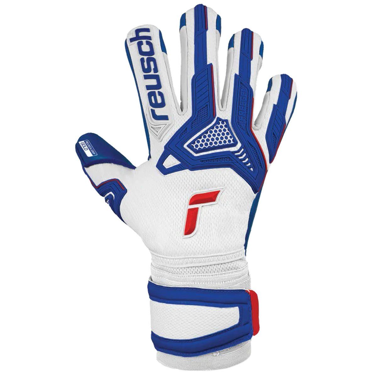 ATTRAKT FREEGEL GOLD SLEEK FS GK GLOVES (WHITE/BLUE)