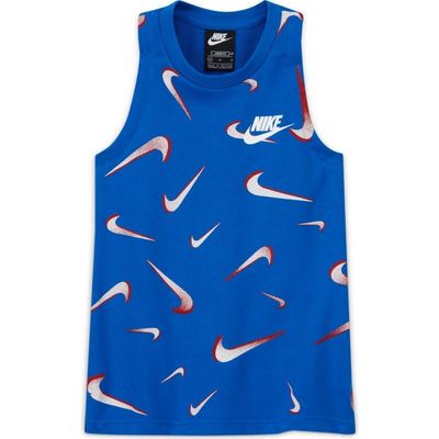 SPORTSWEAR FRENCH TERRY PRINTED TANK GIRLS (BLUE)