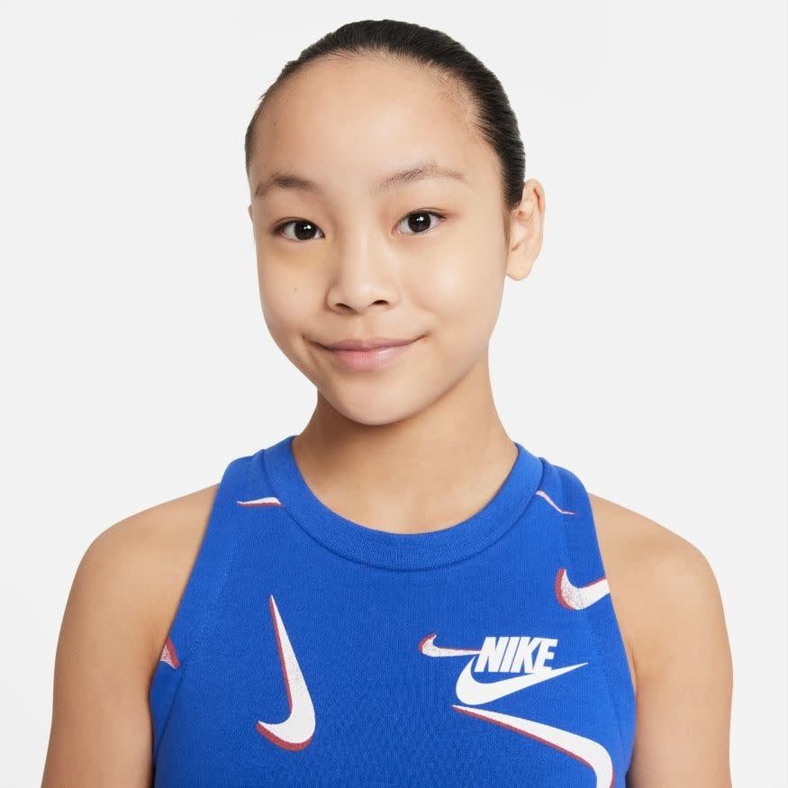 SPORTSWEAR FRENCH TERRY PRINTED TANK GIRLS (BLUE)