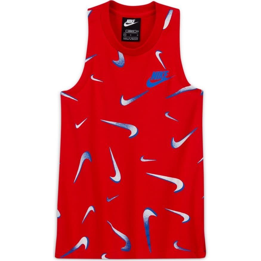SPORTSWEAR FRENCH TERRY PRINTED TANK GIRLS (RED)