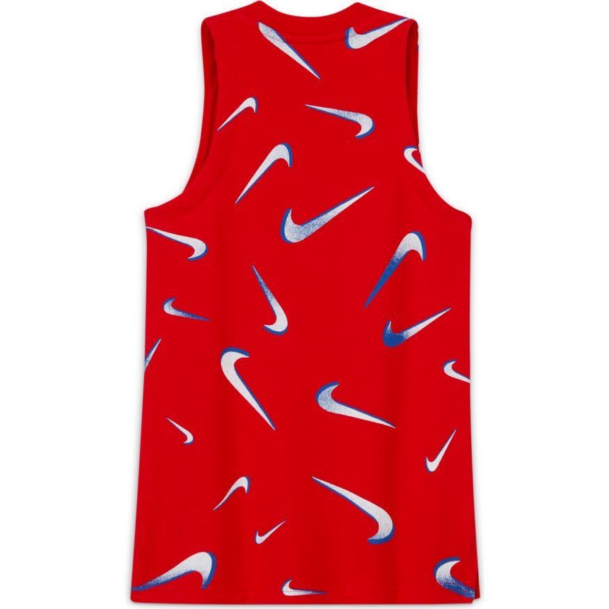 SPORTSWEAR FRENCH TERRY PRINTED TANK GIRLS (RED)