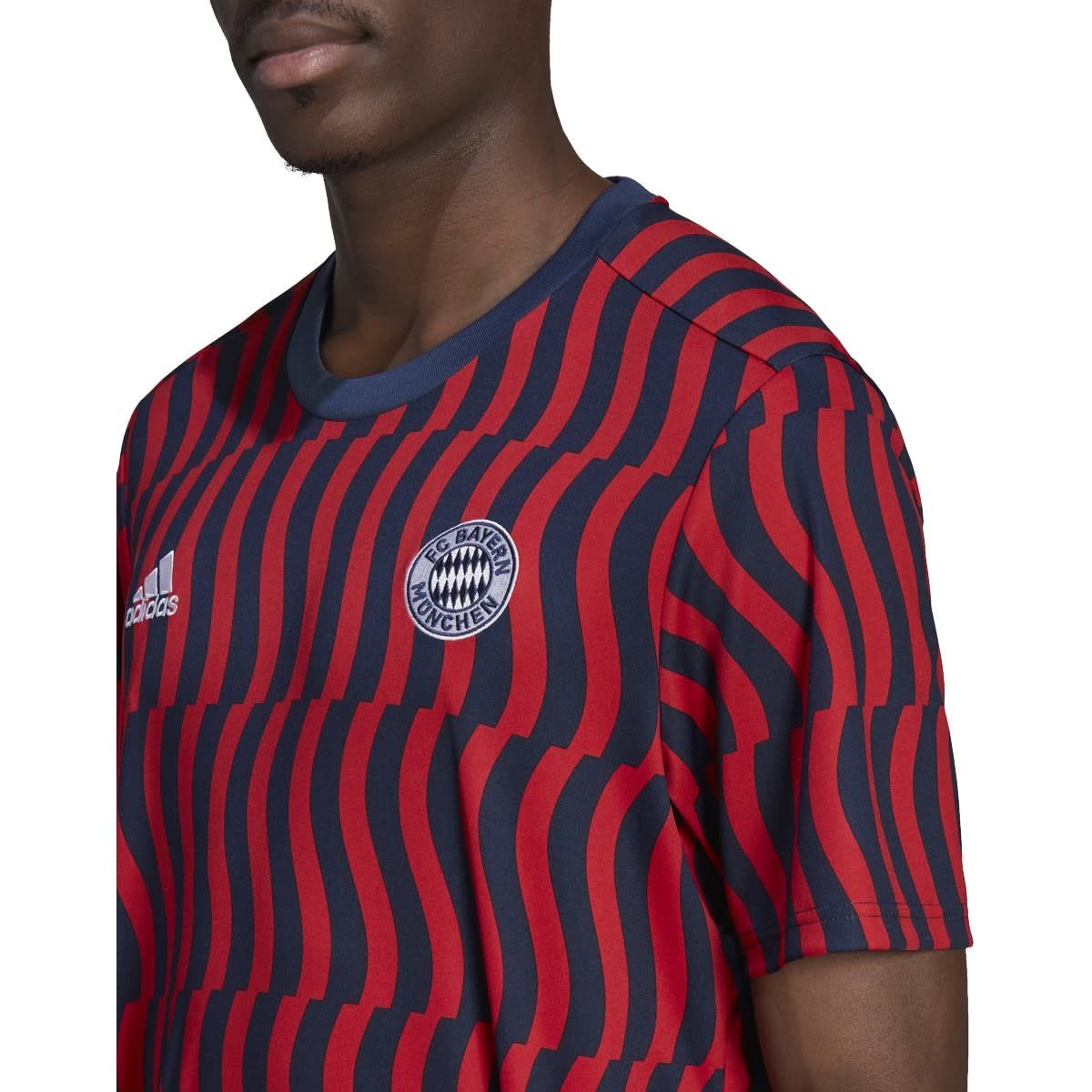 BAYERN MUNICH 21/22 PREMATCH JERSEY (NAVY/RED)